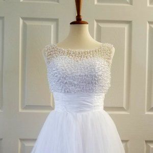 Gorgeous, Handmade, Bead & Lace Wedding Dress!